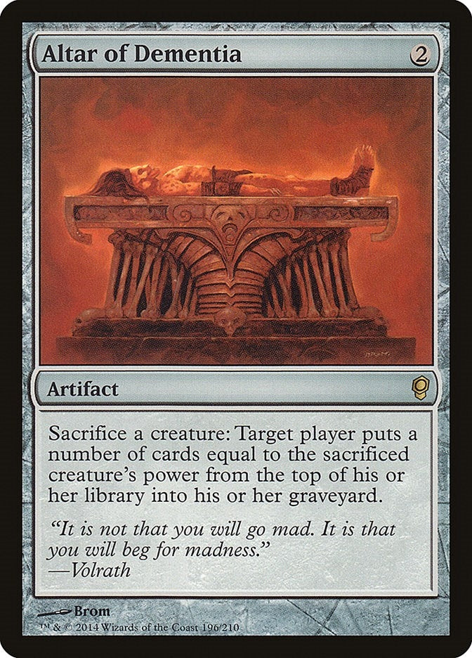 Image for Altar of Dementia (Conspiracy) (196) - Magic: The Gathering
