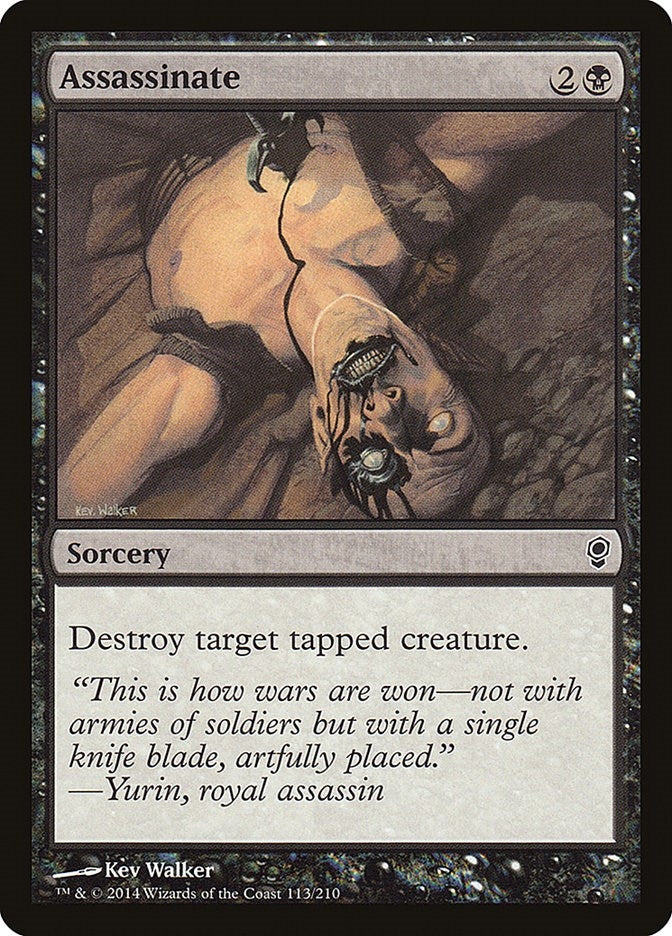 Image for Assassinate (Conspiracy) (113) - Magic: The Gathering