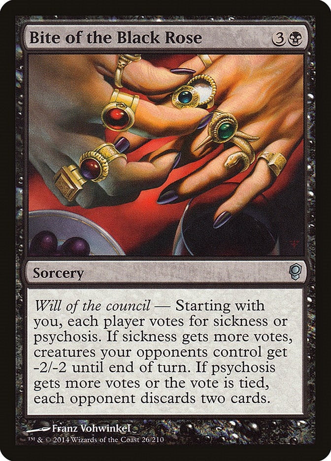 Image for Bite of the Black Rose (Conspiracy) (26) - Magic: The Gathering