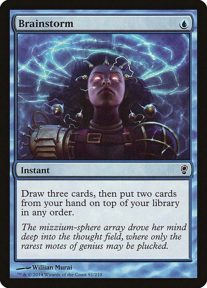 Image for Brainstorm (Conspiracy) (91) - Magic: The Gathering