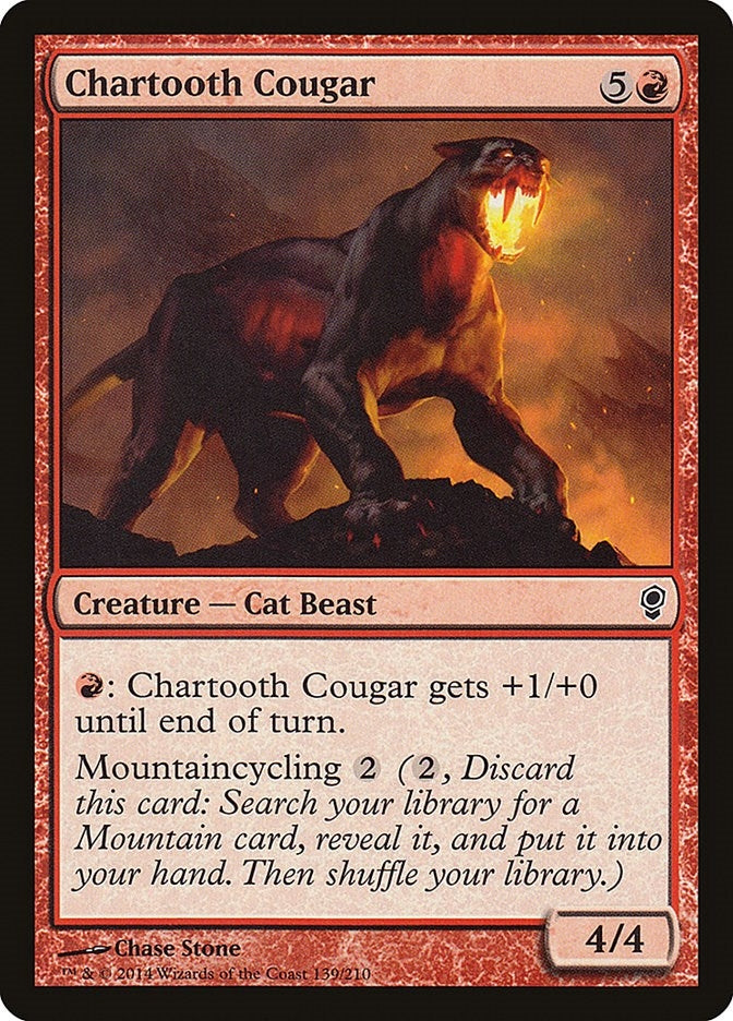 Image for Chartooth Cougar (Conspiracy) (139) - Magic: The Gathering