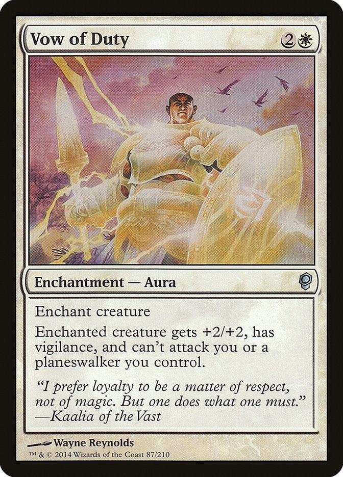 Image for Vow of Duty (Conspiracy) (87) - Magic: The Gathering