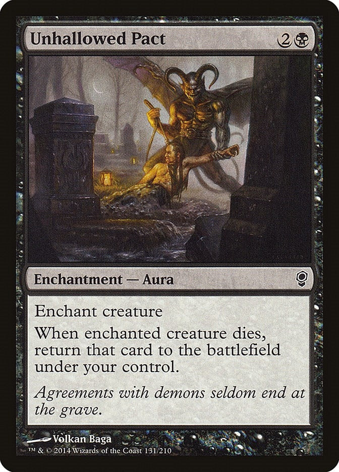 Image for Unhallowed Pact (Conspiracy) (131) - Magic: The Gathering