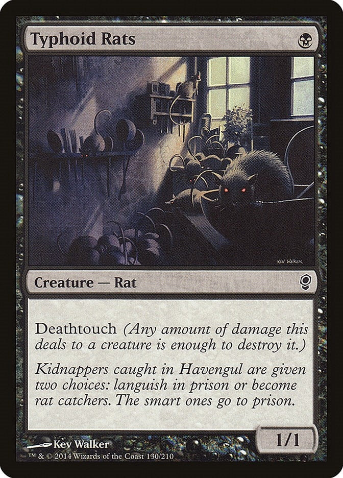 Image for Typhoid Rats (Conspiracy) (130) - Magic: The Gathering