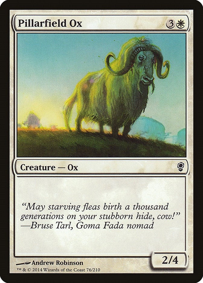 Image for Pillarfield Ox (Conspiracy) (76) - Magic: The Gathering