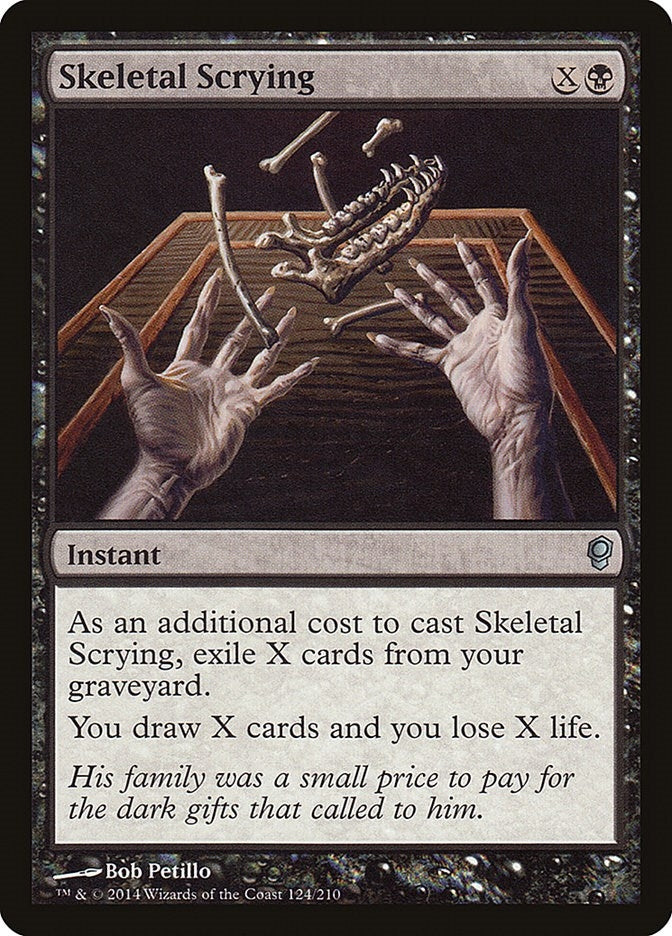 Image for Skeletal Scrying (Conspiracy) (124) - Magic: The Gathering