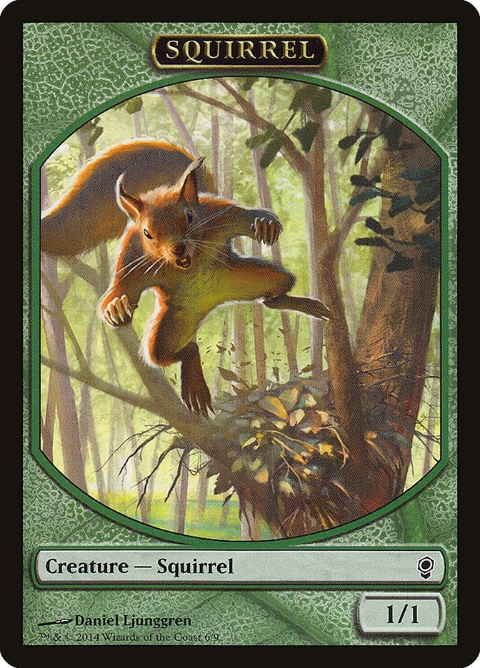 Image for Squirrel Token (Conspiracy) (6) - Magic: The Gathering