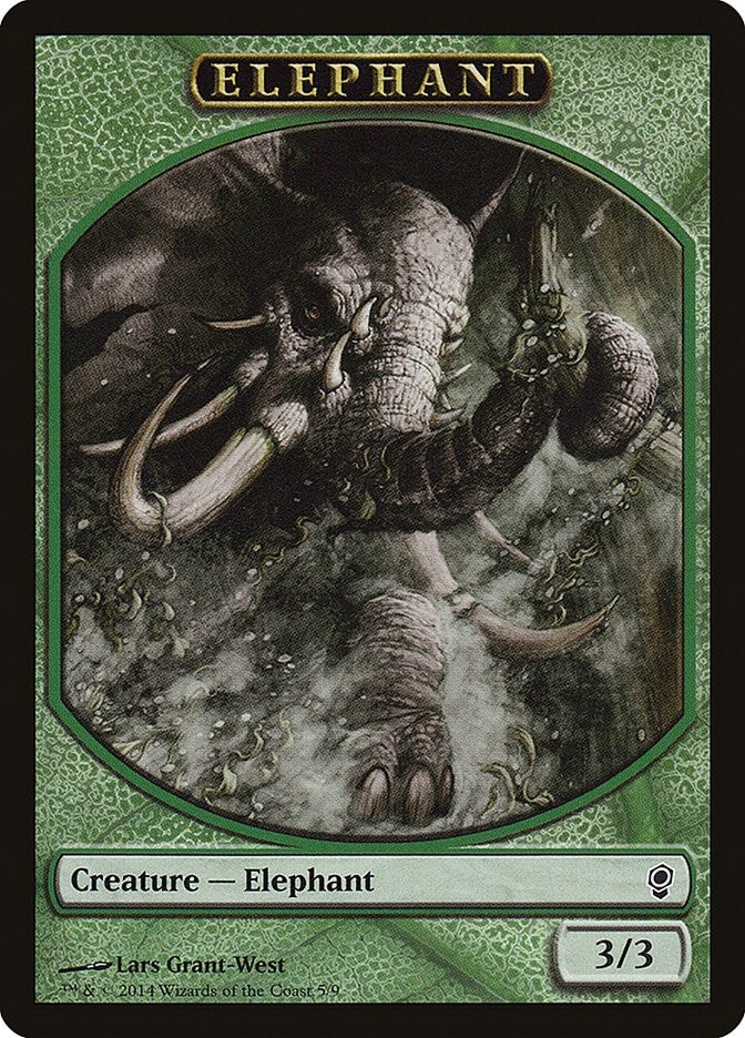 Image for Elephant Token (Conspiracy) (5) - Magic: The Gathering