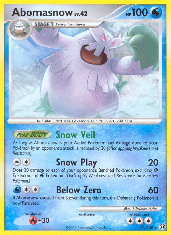 Image for Abomasnow (Stormfront) (12/100) - Pokemon