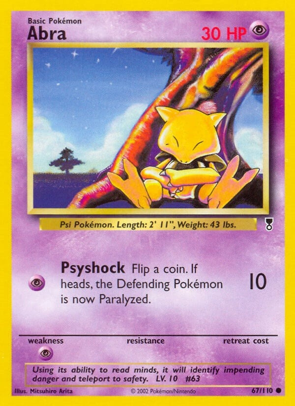 Image for Abra (Legendary Collection) (067/110) - Pokemon