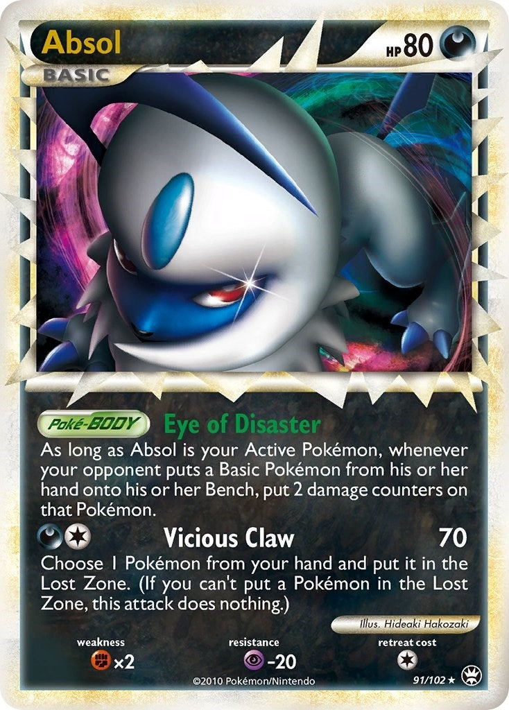 Image for Absol (Prime) (Triumphant) (91/102) - Pokemon