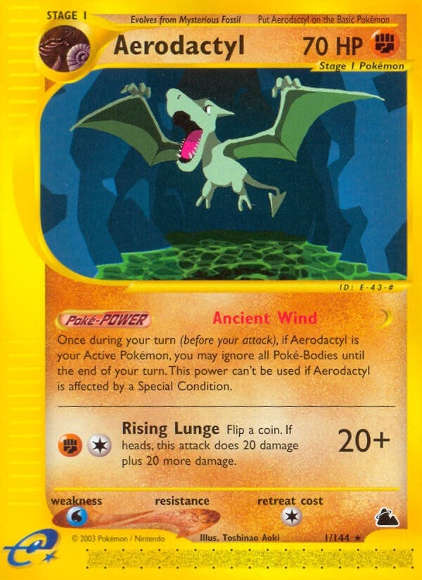 Image for Aerodactyl (Skyridge) (001/144) - Pokemon