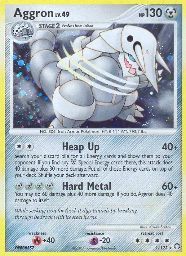 Image for Aggron (Mysterious Treasures) (1/123) - Pokemon