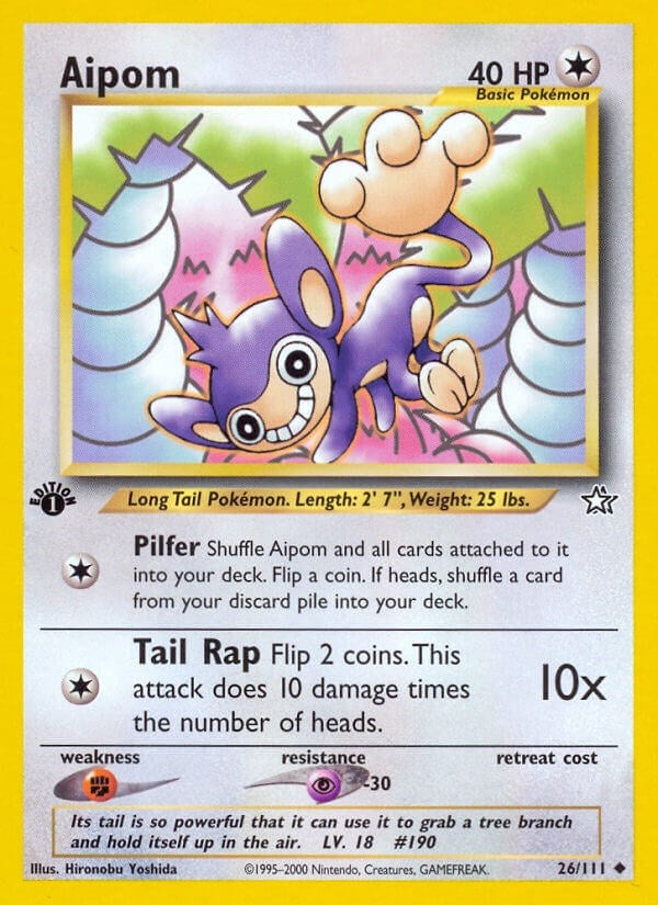 Image for Aipom (Neo Genesis) (026/111) - Pokemon