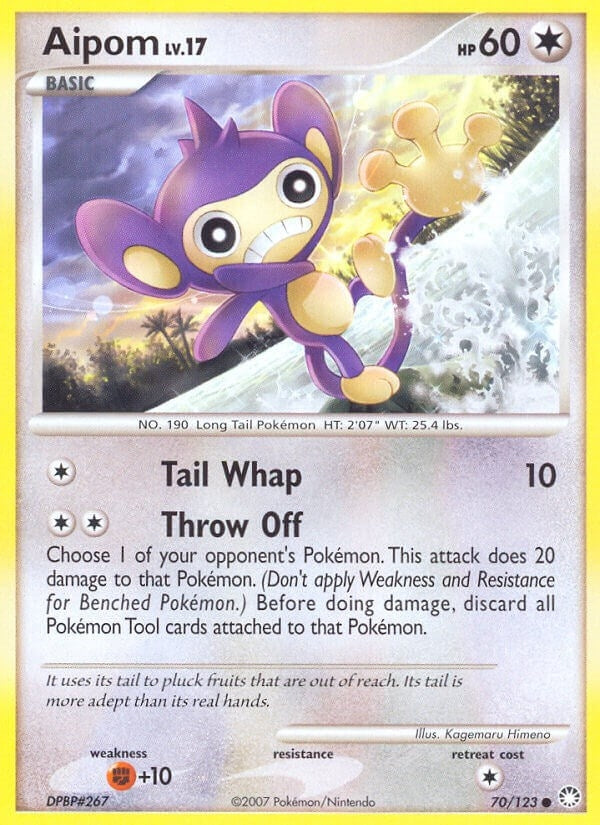 Image for Aipom (Mysterious Treasures) (70/123) - Pokemon