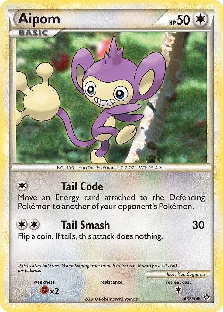 Image for Aipom (Unleashed) (43/95) - Pokemon