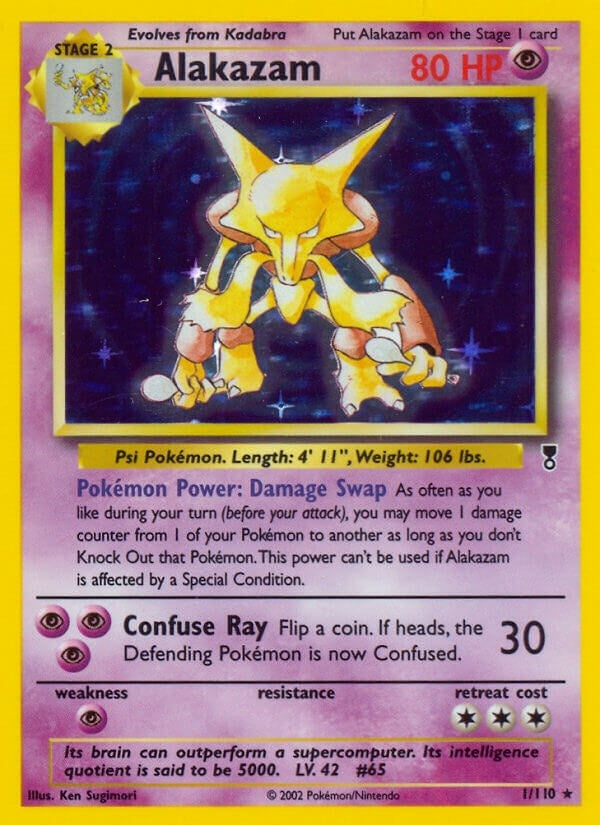 Image for Alakazam (Legendary Collection) (001/110) - Pokemon
