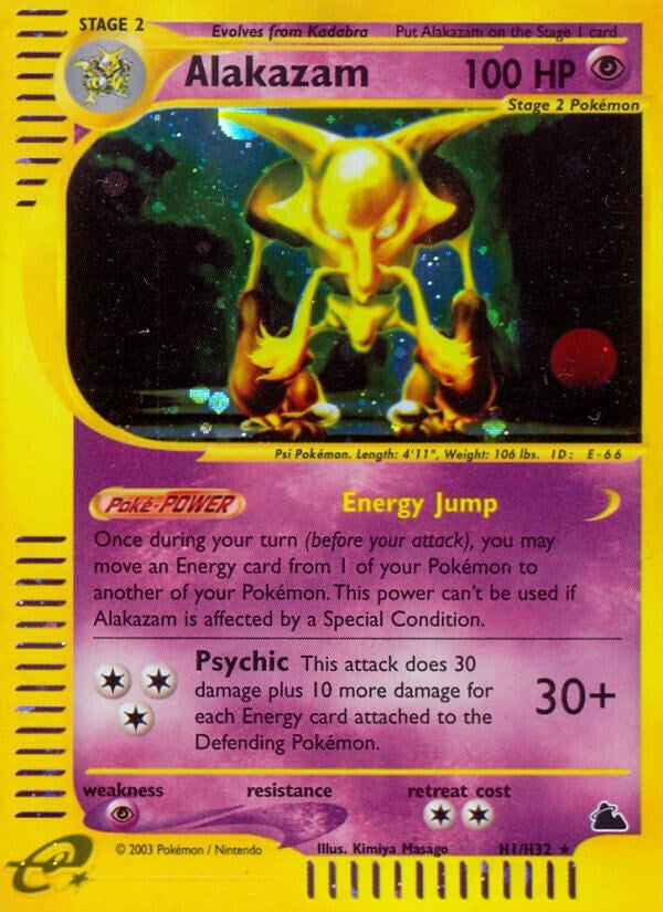 Image for Alakazam (H1) (Skyridge) (H01/H32) - Pokemon