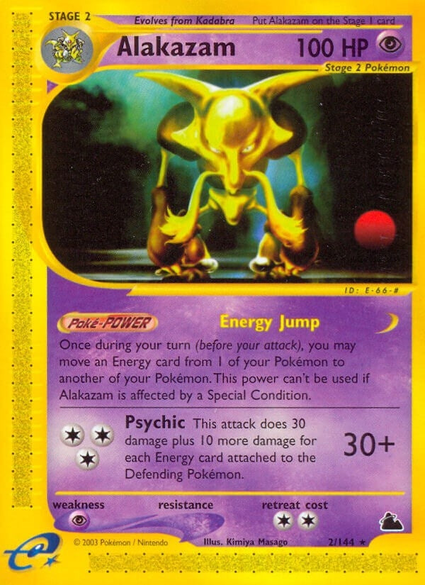 Image for Alakazam (2) (Skyridge) (002/144) - Pokemon