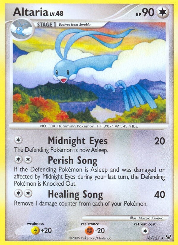 Image for Altaria (Platinum) (18/127) - Pokemon