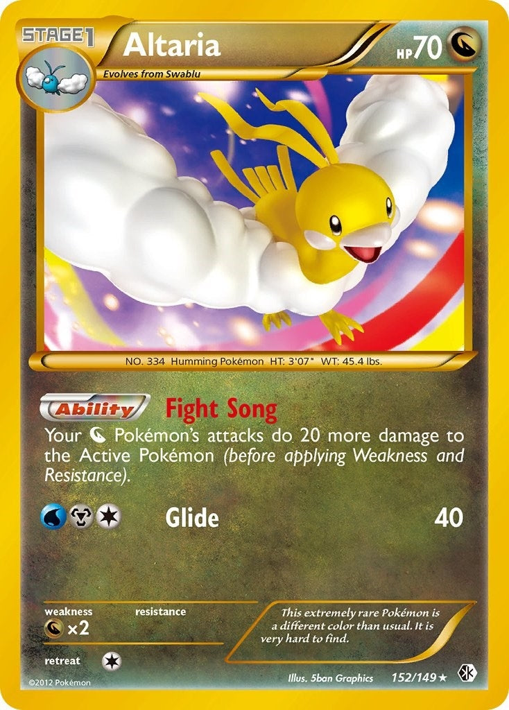 Image for Altaria (Boundaries Crossed) (152/149) - Pokemon