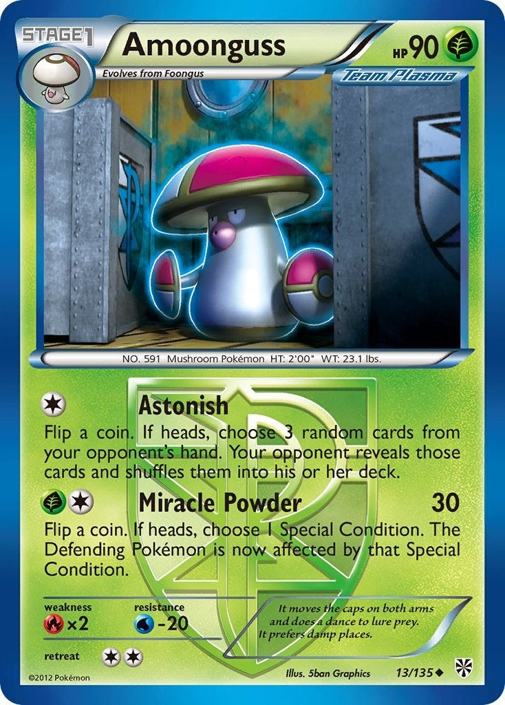 Image for Amoonguss (Team Plasma) (Plasma Storm) (13/135) - Pokemon