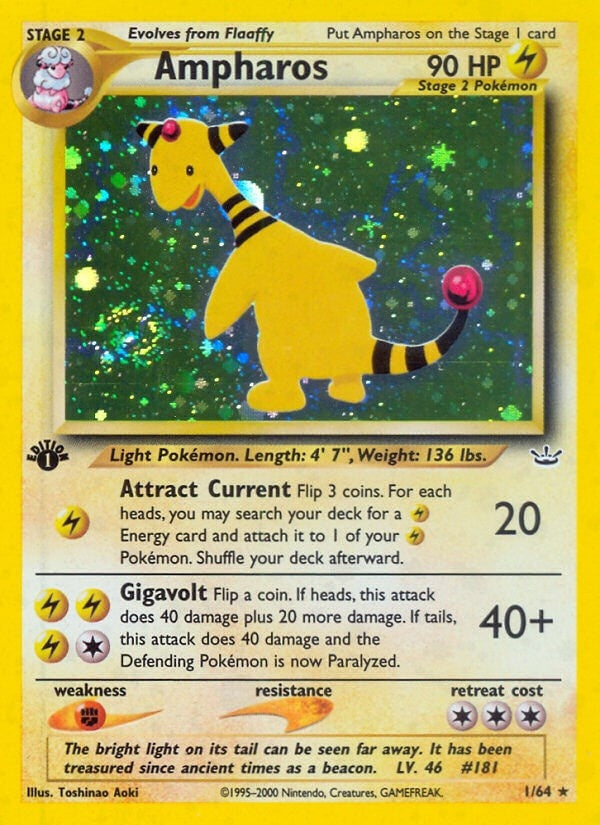 Image for Ampharos (Neo Revelation) (01/64) - Pokemon