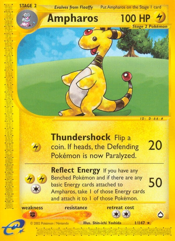 Image for Ampharos (Aquapolis) (001/147) - Pokemon