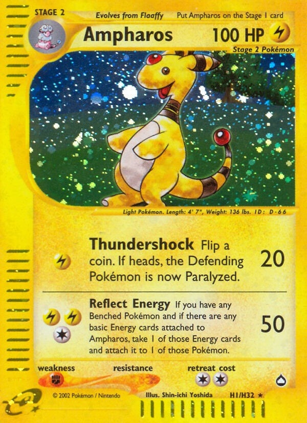Image for Ampharos (H1) (Aquapolis) (H01/H32) - Pokemon