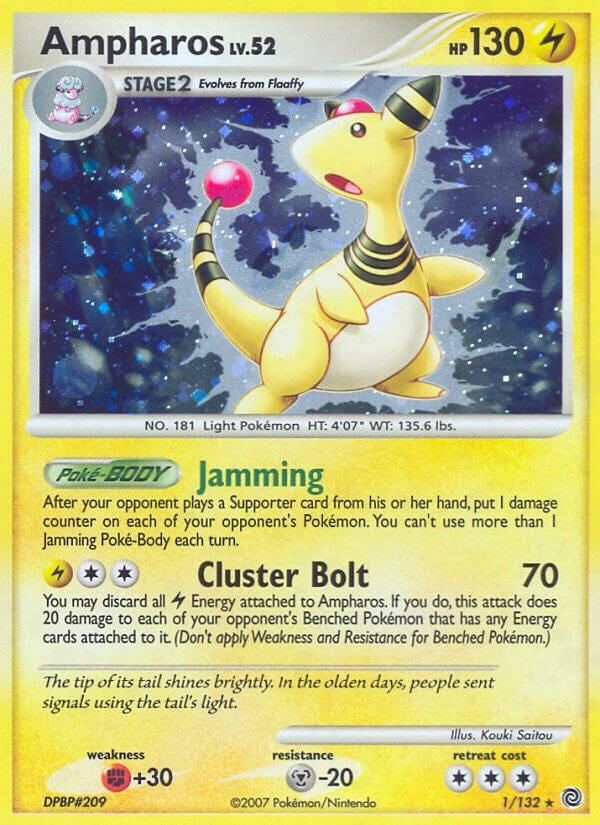 Image for Ampharos (Secret Wonders) (1/132) - Pokemon