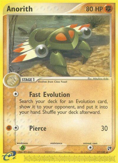 Image for Anorith (Sandstorm) (27/100) - Pokemon
