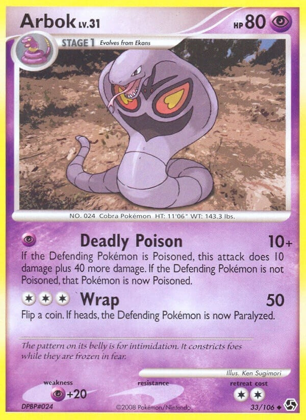 Image for Arbok (Great Encounters) (33/106) - Pokemon
