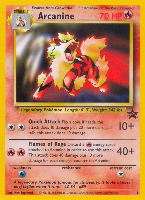 Image for Arcanine (WoTC Promo) (06/53) - Pokemon