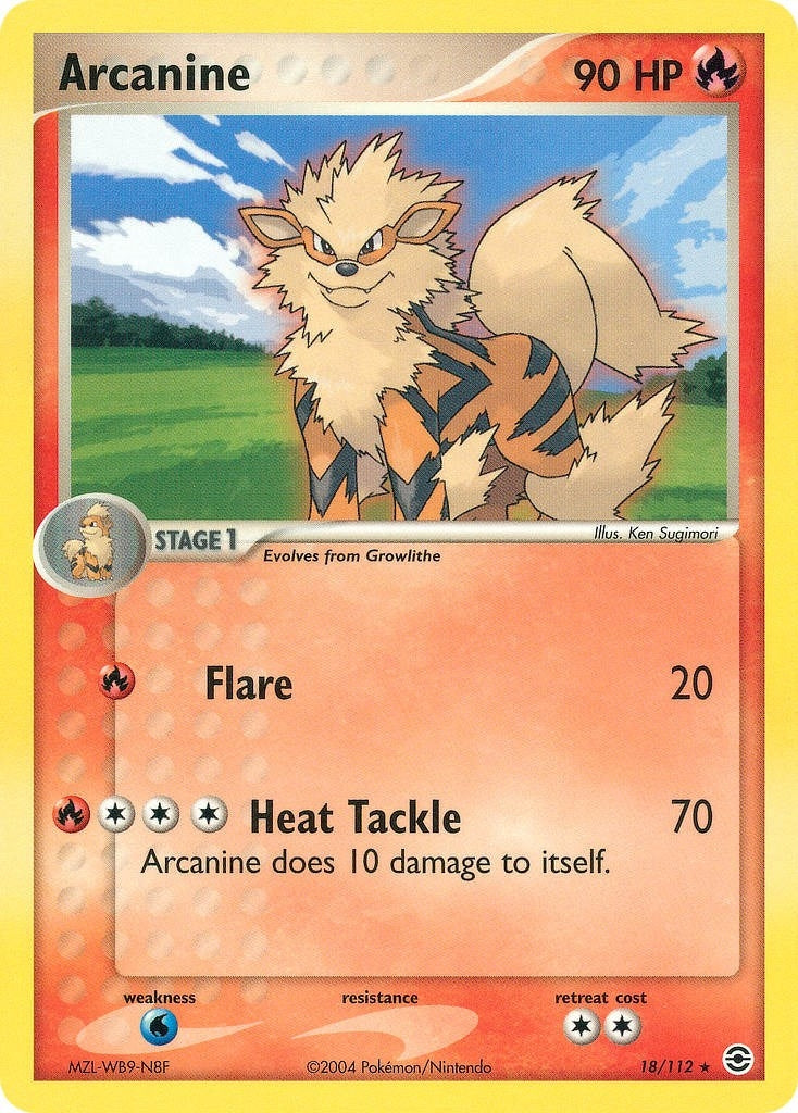 Image for Arcanine (FireRed & LeafGreen) (18/112) - Pokemon