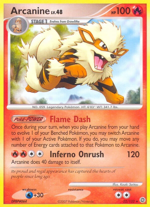 Image for Arcanine (Secret Wonders) (22/132) - Pokemon