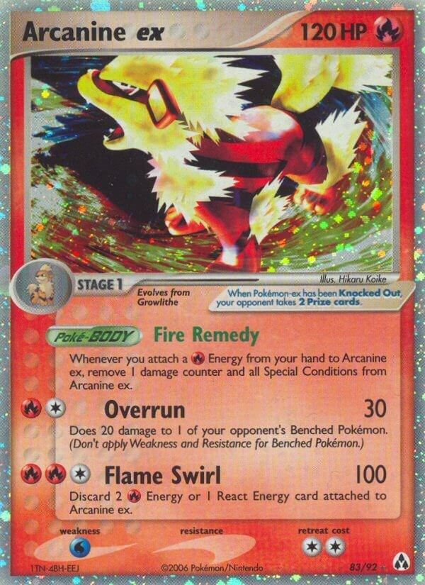 Image for Arcanine ex (Legend Maker) (83/92) - Pokemon