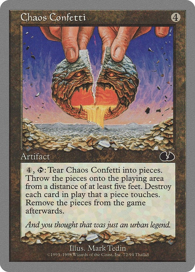 Image for Chaos Confetti (Unglued) (72) - Magic: The Gathering