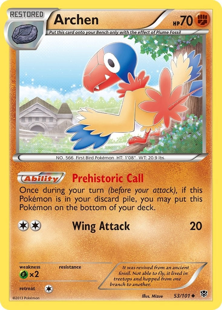 Image for Archen (Plasma Blast) (53/101) - Pokemon