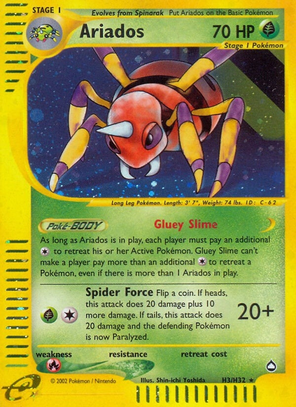 Image for Ariados (H3) (Aquapolis) (H03/H32) - Pokemon