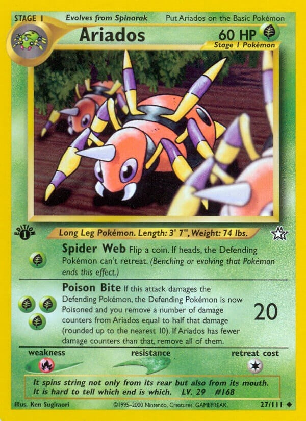 Image for Ariados (Neo Genesis) (027/111) - Pokemon
