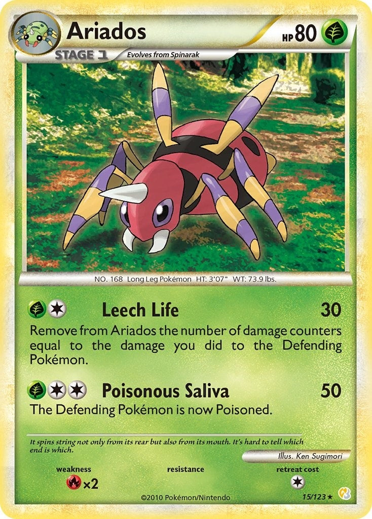 Image for Ariados (HeartGold SoulSilver) (15/123) - Pokemon