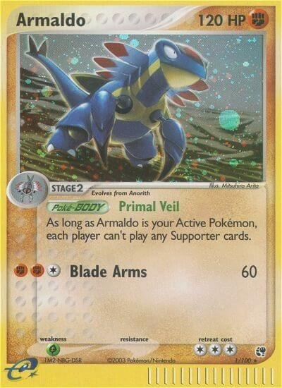 Image for Armaldo (Sandstorm) (1/100) - Pokemon