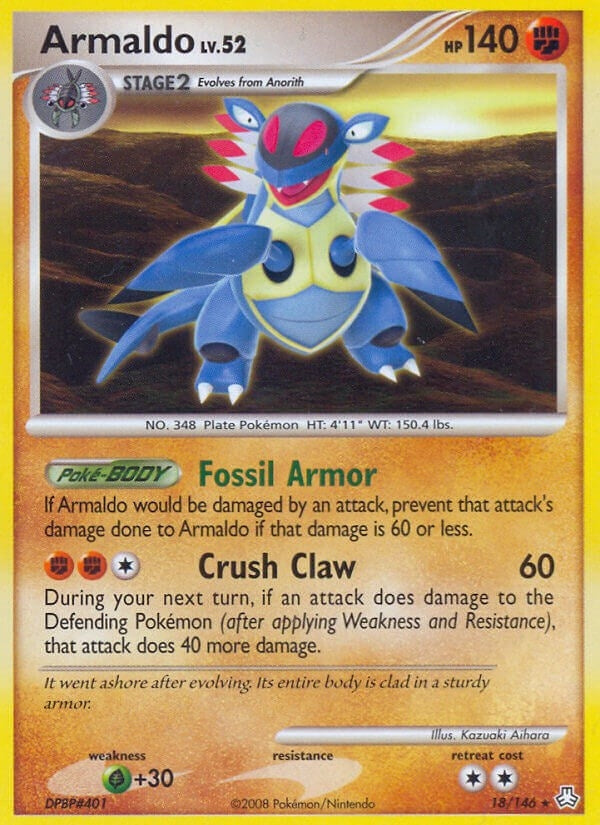 Image for Armaldo (Legends Awakened) (18/146) - Pokemon