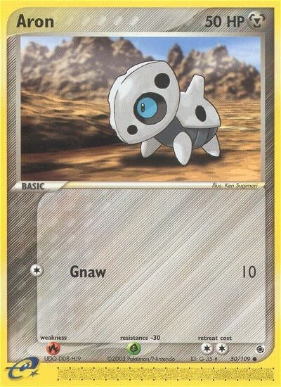 Image for Aron (Ruby and Sapphire) (50/109) - Pokemon