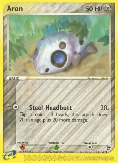 Image for Aron (Sandstorm) (56/100) - Pokemon