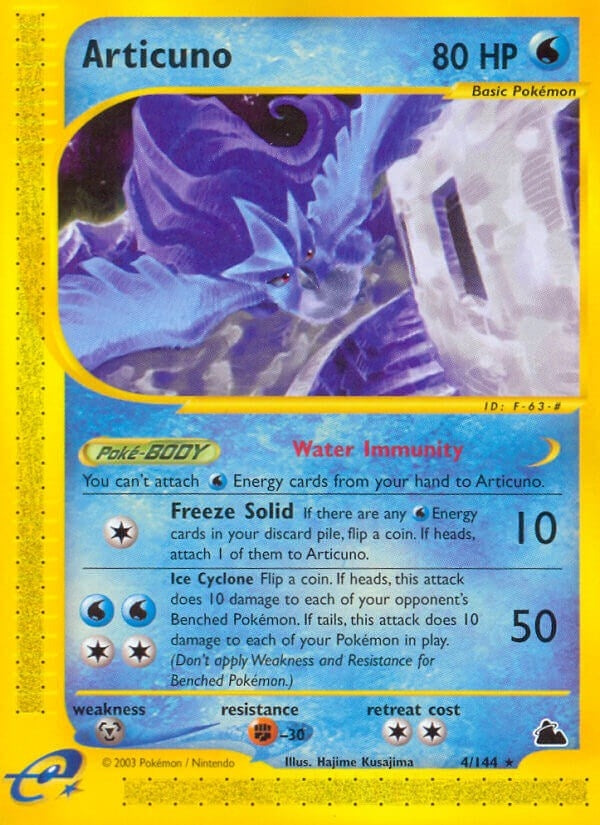 Image for Articuno (4) (Skyridge) (004/144) - Pokemon