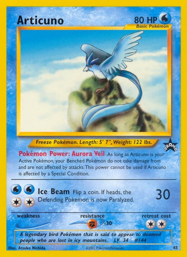 Image for Articuno (48) (WoTC Promo) (48/53) - Pokemon