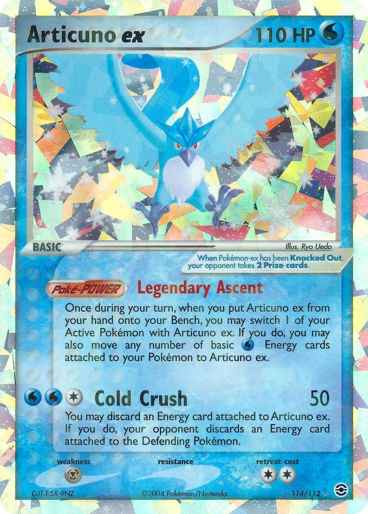 Image for Articuno ex (FireRed & LeafGreen) (114/112) - Pokemon