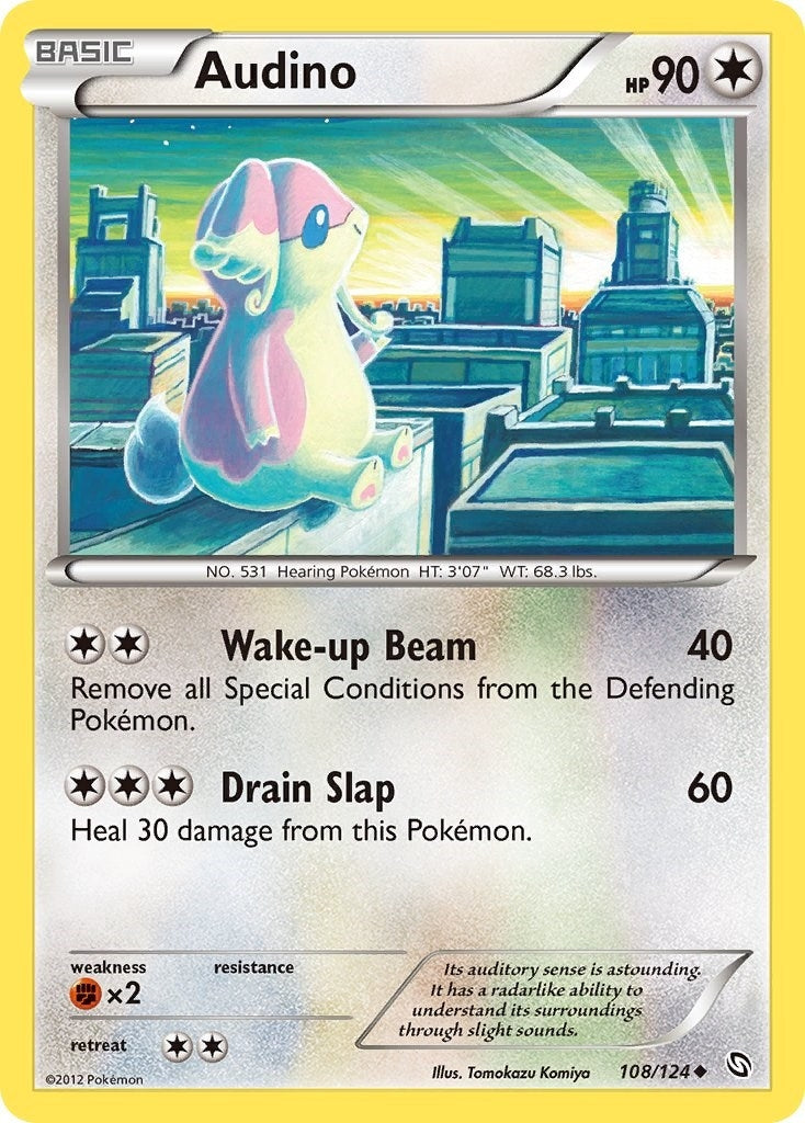 Image for Audino (Dragons Exalted) (108/124) - Pokemon