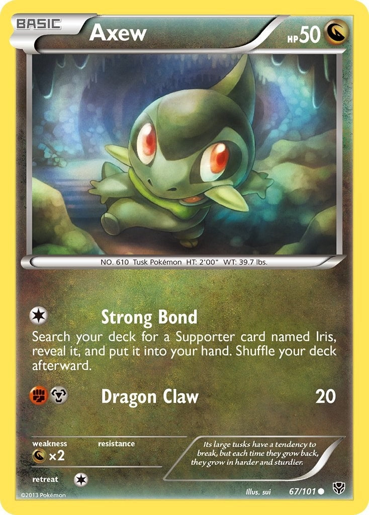 Image for Axew (Plasma Blast) (67/101) - Pokemon
